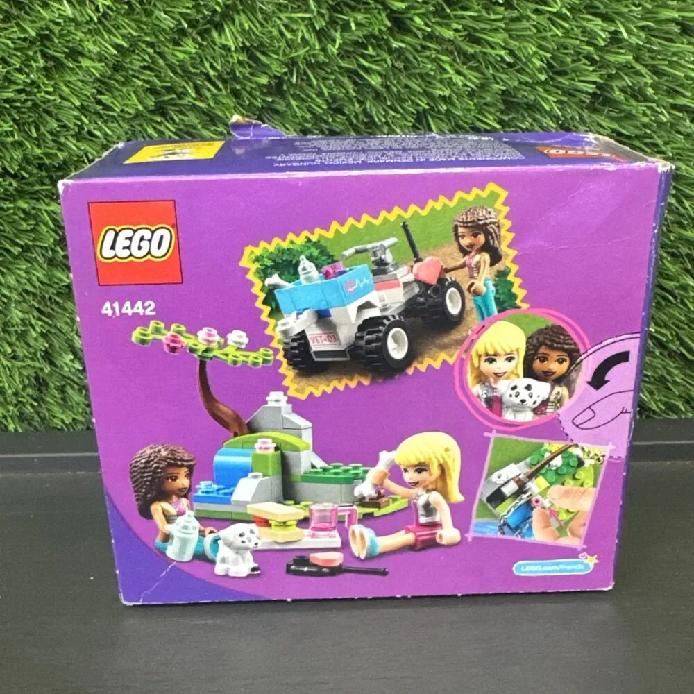 Lego 41442 Friends Vet Clinic Rescue Buggy New Damaged Box